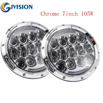 Pair 7'' inch Auto led headlight Kit 105W Hi/LO Beam DRL Turn signal for Jeep Wrangler JK CJ Hummer 4x4 Offroad led headlamp
Pair 7'' inch Auto led headlight Kit 105W Hi/LO Beam DRL Turn signal for Jeep Wrangler JK CJ Hummer 4x4 Offroad led headlamp