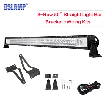 Oslamp Tri-Row 50'' LED Light Bar Offroad Combo Beam Led Work Light Bar For Ford F-250/F-350/F-450 Super Duty 1999-2015
Oslamp Tri-Row 50'' LED Light Bar Offroad Combo Beam Led Work Light Bar For Ford F-250/F-350/F-450 Super Duty 1999-2015