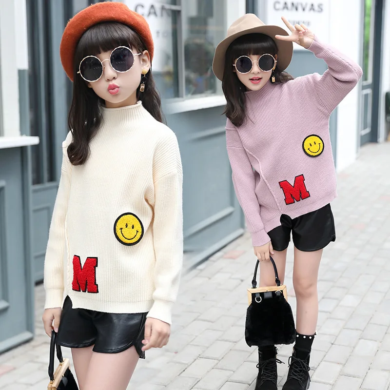 Children's Garment Girls Sweater 2018 Autumn And Winter Child Children Knitting Pullover
Children's Garment Girls Sweater 2018 Autumn And Winter Child Children Knitting Pullover