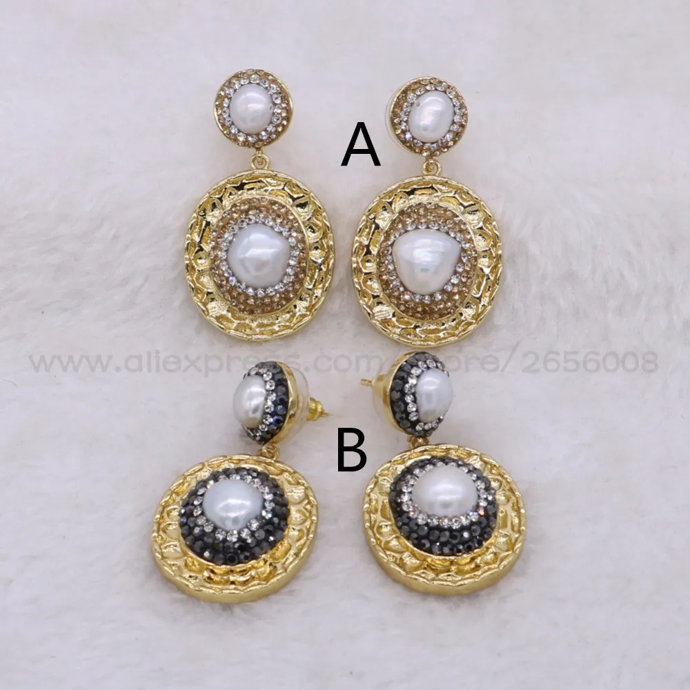 6 Pairs Gold color Oval drop earrings metal Egg shape dangle earrings with natural pearls pave rhinestone Gems stone jewelry2676
6 Pairs Gold color Oval drop earrings metal Egg shape dangle earrings with natural pearls pave rhinestone Gems stone jewelry2676