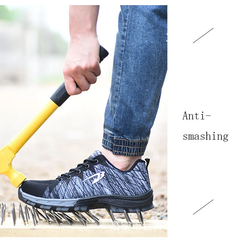 Fashion Men EU Size Work Safety Shoes Steel Toe Cap Anti-Smashing Puncture Proof Durable Protective Footwear men cause shoes
Fashion Men EU Size Work Safety Shoes Steel Toe Cap Anti-Smashing Puncture Proof Durable Protective Footwear men cause shoes