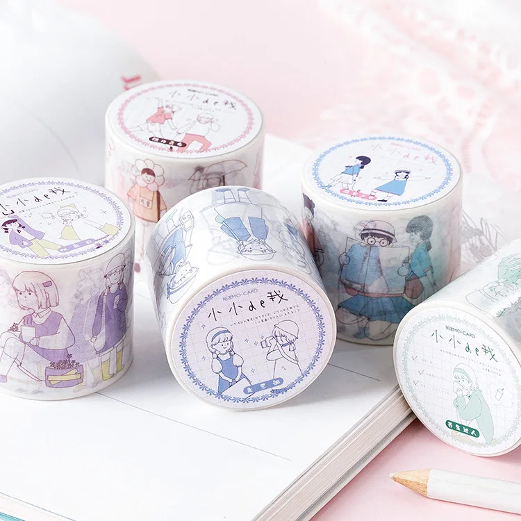 Mohamm Kawaii Little People Series Person Color Washi Masking Tape Paper Stickers Scrapbooking Stationery Decorative Tape
Mohamm Kawaii Little People Series Person Color Washi Masking Tape Paper Stickers Scrapbooking Stationery Decorative Tape