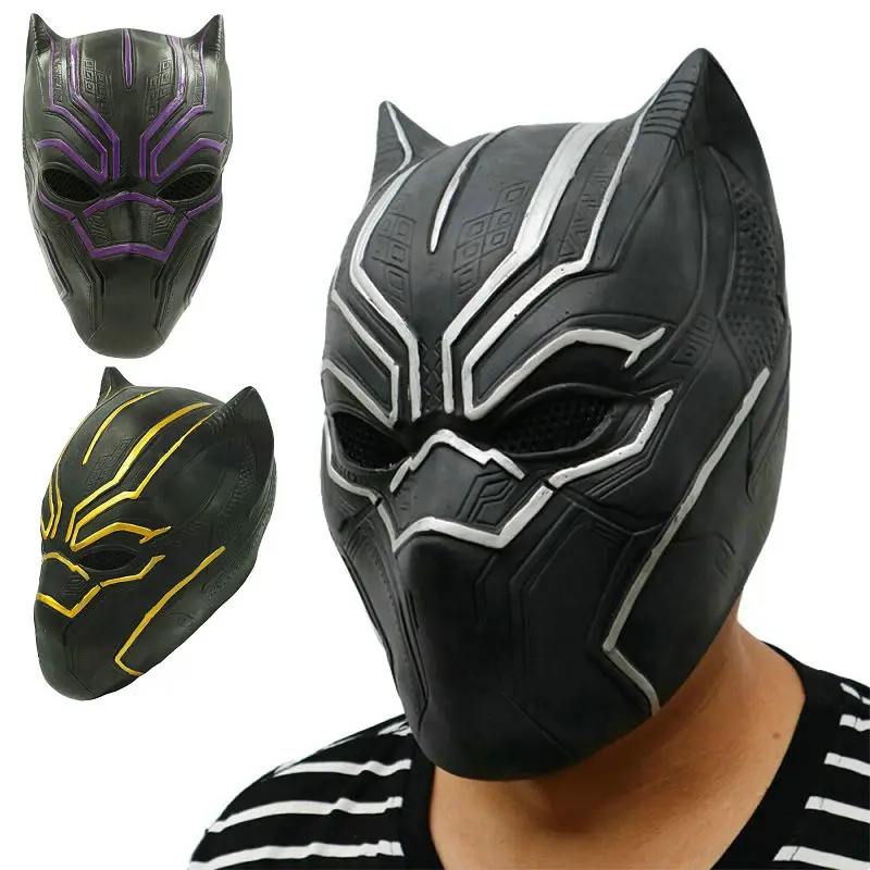 3 Style Black Panther Naturel Latex Mask Movie Fantastic Four Cosplay Men's Party Helmet Masks Halloween Masks Props Gifts
3 Style Black Panther Naturel Latex Mask Movie Fantastic Four Cosplay Men's Party Helmet Masks Halloween Masks Props Gifts
