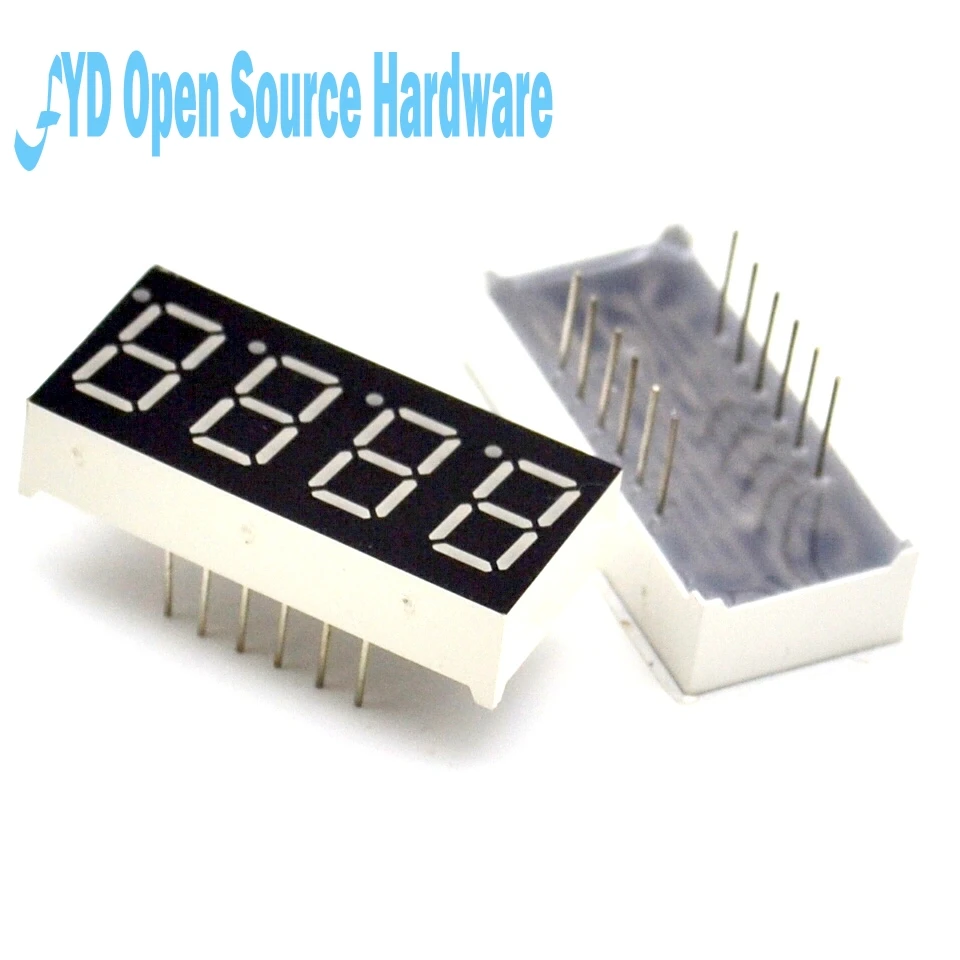 10pcs 4bit 4 bit Common Cathode Digital Tube 0.36" 0.36 inch Red LED Digit 7 Segment
10pcs 4bit 4 bit Common Cathode Digital Tube 0.36" 0.36 inch Red LED Digit 7 Segment