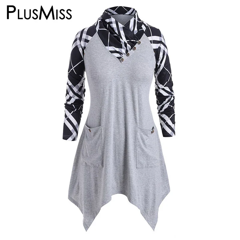 PlusMiss Plus Size 5XL Vintage Retro Plaid Long Sleeve Blouse XXXXL XXXL XXL Women Big Size Long Tunic Tops Female Spring 2019
PlusMiss Plus Size 5XL Vintage Retro Plaid Long Sleeve Blouse XXXXL XXXL XXL Women Big Size Long Tunic Tops Female Spring 2019
