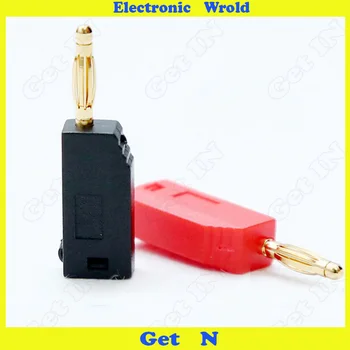 10pcs 2mm Banana Plug Jack Socket Connector Gun Type One Pure Copper Gold Plated Stackable 5A H-2003
10pcs 2mm Banana Plug Jack Socket Connector Gun Type One Pure Copper Gold Plated Stackable 5A H-2003