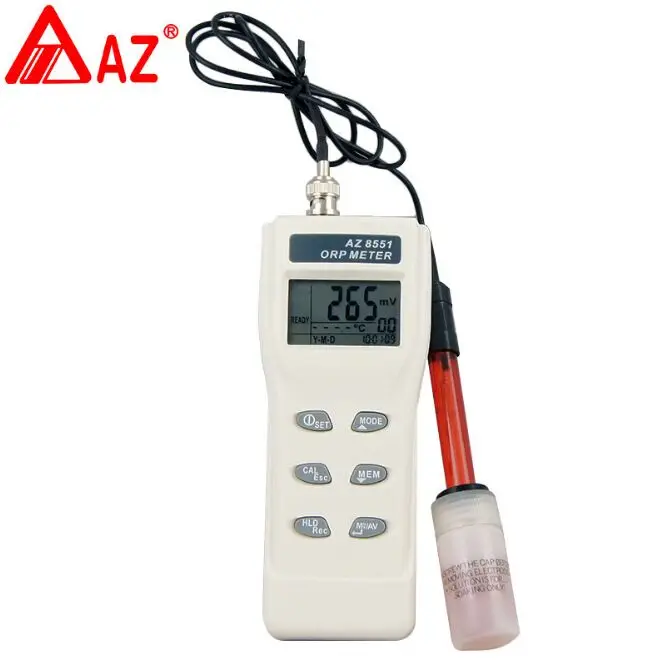 AZ8551 ORP Meter Water Qquality Tester ORP Redox Meter Tester High Precision PH Tester
AZ8551 ORP Meter Water Qquality Tester ORP Redox Meter Tester High Precision PH Tester