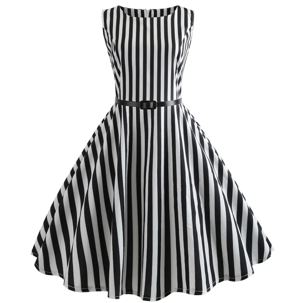 Womail Vintage Women 's Striped Printing Bodycon Sleeveless Party Prom Swing Dress Summer Dresses Vestidos Mujer Roupas 2.June.1
Womail Vintage Women 's Striped Printing Bodycon Sleeveless Party Prom Swing Dress Summer Dresses Vestidos Mujer Roupas 2.June.1