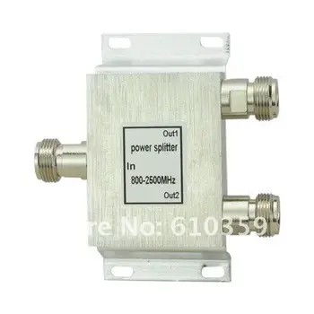 high quality 2 Way Power Splitter 800-2500MHz Signal Booster cellphone repeater Divider for 3g cdma gsm dcs etc 
high quality 2 Way Power Splitter 800-2500MHz Signal Booster cellphone repeater Divider for 3g cdma gsm dcs etc