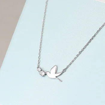 925 Sterling Silver Dove Pendant Necklace Women Clavicle Student Trendy 2019 Animal Jewelry Gift Swallow Accessories Necklaces
925 Sterling Silver Dove Pendant Necklace Women Clavicle Student Trendy 2019 Animal Jewelry Gift Swallow Accessories Necklaces