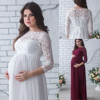 New 2020 Maternity Lace Dress Women Clothes Photography Props Elegant Pregnant Dress Maternity Long Dress Pregnancy Photo Shoot
New 2020 Maternity Lace Dress Women Clothes Photography Props Elegant Pregnant Dress Maternity Long Dress Pregnancy Photo Shoot