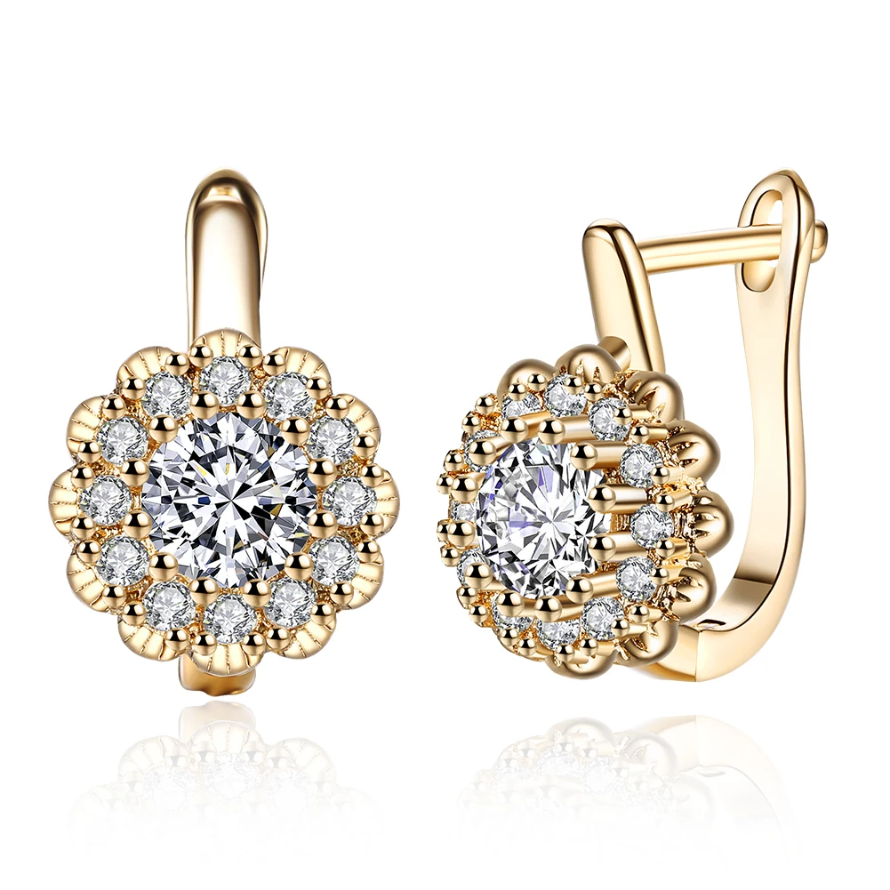 New Arrival Gold Color Earrings for Women Wedding Party Ear Ring Jewelry Wholesale Romantic
New Arrival Gold Color Earrings for Women Wedding Party Ear Ring Jewelry Wholesale Romantic