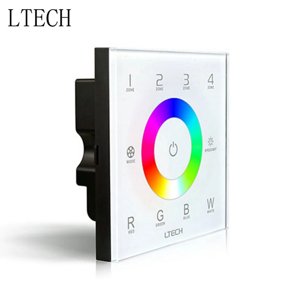 LTECH DX8 RGBW Touch Panel Led Controller 4 Zones Control RF 2.4G+DMX512 Wall Mounted For Rgbw Strip Led Panel
LTECH DX8 RGBW Touch Panel Led Controller 4 Zones Control RF 2.4G+DMX512 Wall Mounted For Rgbw Strip Led Panel