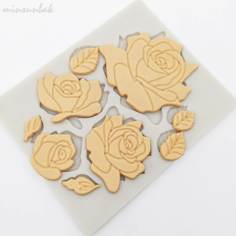 minsunbak Rose Flower Silicone Mold Wedding Cake Decoration Fondant Tool DIY Chocolate Gumpaste Mold
minsunbak Rose Flower Silicone Mold Wedding Cake Decoration Fondant Tool DIY Chocolate Gumpaste Mold