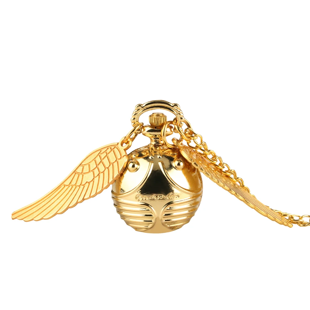 Women's Pocket Watch Pendant Watch Golden Ball Shape Pocket Watch With Angle Wings Stylish Small Dial
Women's Pocket Watch Pendant Watch Golden Ball Shape Pocket Watch With Angle Wings Stylish Small Dial