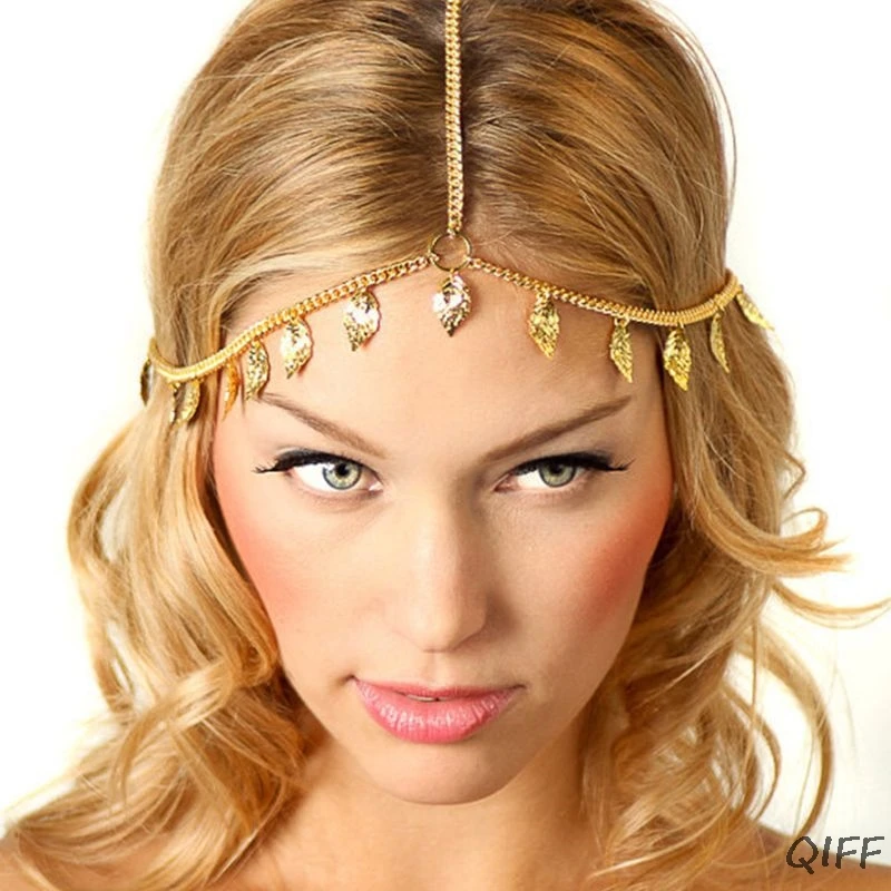 Womens Girls Vintage Metal Alloy Head Chain Bohemia Headband Gold Leaves Tassels Drop Pendant Headwear Jewelry Headpiece Gift
Womens Girls Vintage Metal Alloy Head Chain Bohemia Headband Gold Leaves Tassels Drop Pendant Headwear Jewelry Headpiece Gift