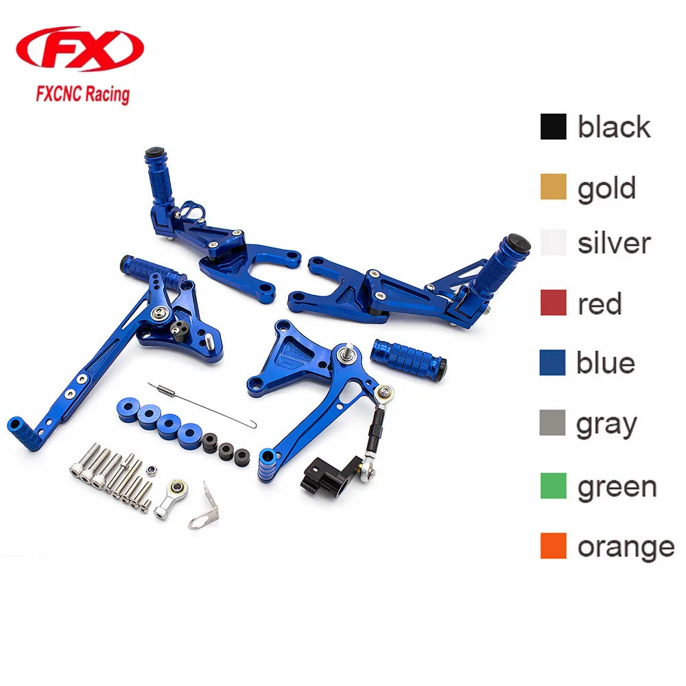 FXCNC Adjustable Motorcycle Rearset Rear Set Foot Pegs Pedal Footpeg Footrest For Benelli TNT125 TNT 125 2016 2017 2018
FXCNC Adjustable Motorcycle Rearset Rear Set Foot Pegs Pedal Footpeg Footrest For Benelli TNT125 TNT 125 2016 2017 2018