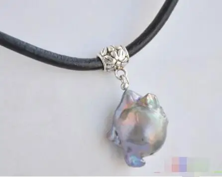 FREE SHIPPING>>>@@ Wholesale price 16new ^^^^Huge 17" 22mm black baroque keshi reborn pearl pendant leather necklace
FREE SHIPPING>>>@@ Wholesale price 16new ^^^^Huge 17" 22mm black baroque keshi reborn pearl pendant leather necklace