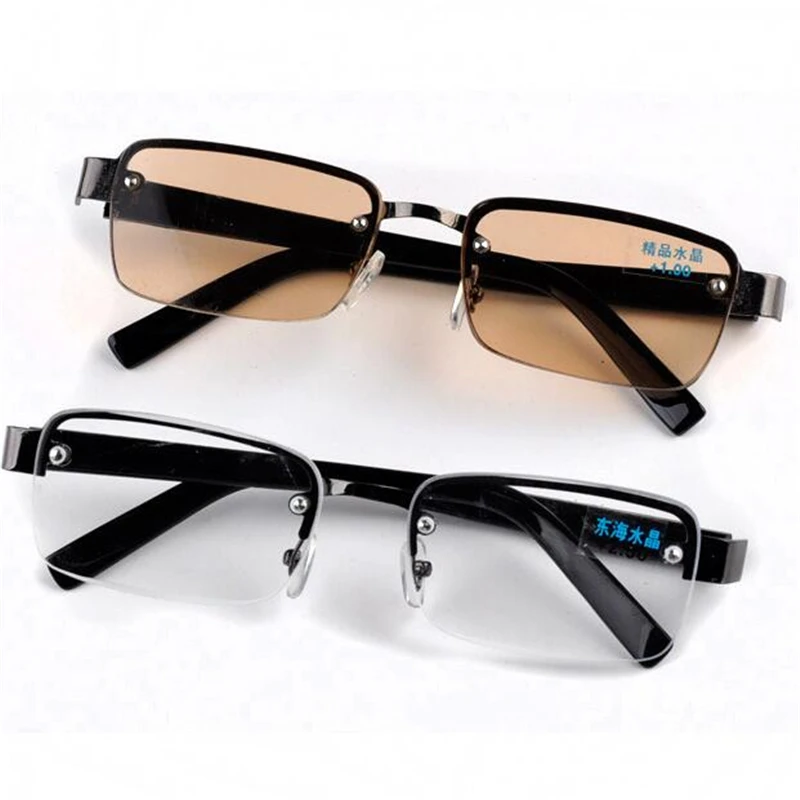 Rimless Crystal Lenses Reading Glasses Women Men Anti-fatigue Half Frame Magnifier Glasses Frame For Unisex +1.0 +1.5 To +4.0
Rimless Crystal Lenses Reading Glasses Women Men Anti-fatigue Half Frame Magnifier Glasses Frame For Unisex +1.0 +1.5 To +4.0