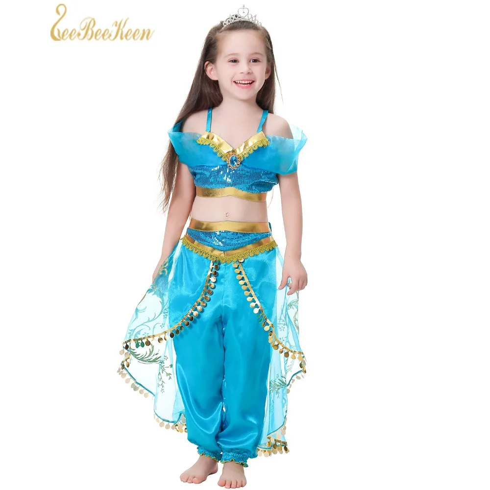 Jasmine Costume Cosplay 2018 New Year Gift Children's Set Children's Dresses Girls Jasmine Princess Dress Stage performance show
Jasmine Costume Cosplay 2018 New Year Gift Children's Set Children's Dresses Girls Jasmine Princess Dress Stage performance show