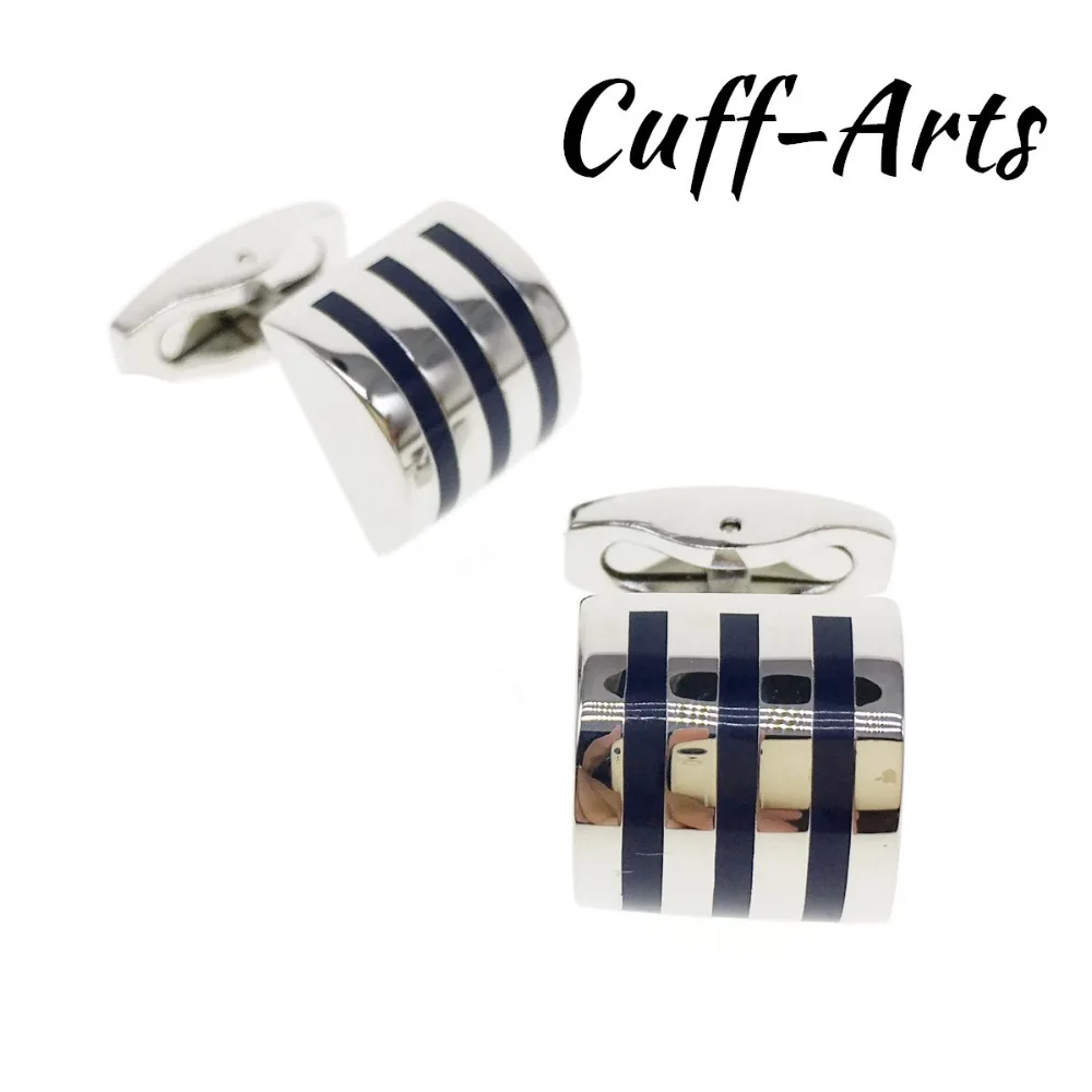 Cuffarts Classic Silver Plated Blue Enamel Brass Men's Cufflink Luxury gift Party Wedding Suit Shirt Buttons Stripe Cufflinks
Cuffarts Classic Silver Plated Blue Enamel Brass Men's Cufflink Luxury gift Party Wedding Suit Shirt Buttons Stripe Cufflinks