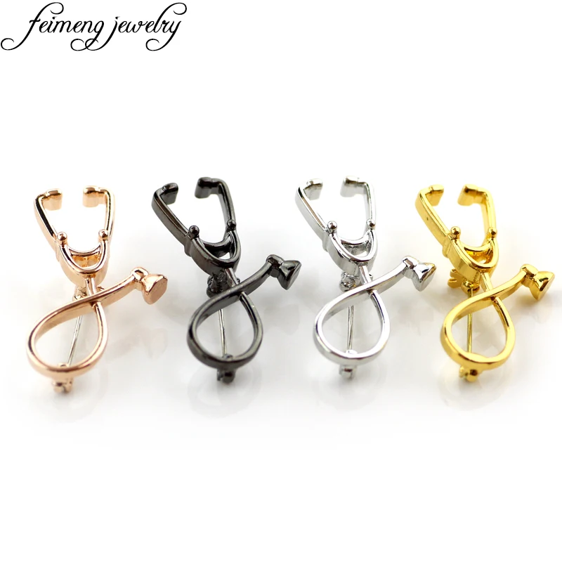 Novelty Design Stethoscope Brooches 4 Colors Charm Metal Brooches Fashion Medical Jewelry For Nurse Physicians Accessories
Novelty Design Stethoscope Brooches 4 Colors Charm Metal Brooches Fashion Medical Jewelry For Nurse Physicians Accessories