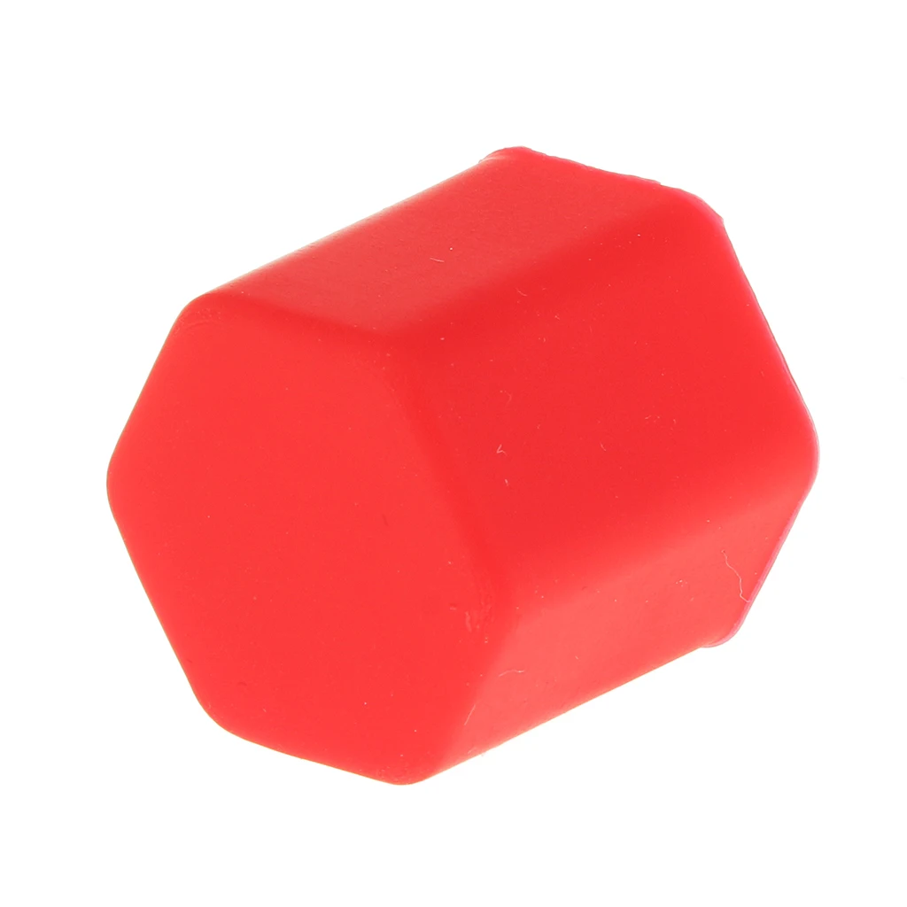 Pack Of 20 Car Wheel Tire Screw Protect Bolt Cover Nut Cap Lug 17mm Red