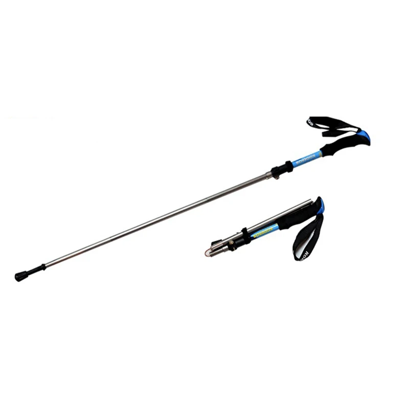 7075 aluminum alloy 3 section folding mountaineering stick External lock ultra-short ultra-light EVA handle walking sticks
7075 aluminum alloy 3 section folding mountaineering stick External lock ultra-short ultra-light EVA handle walking sticks