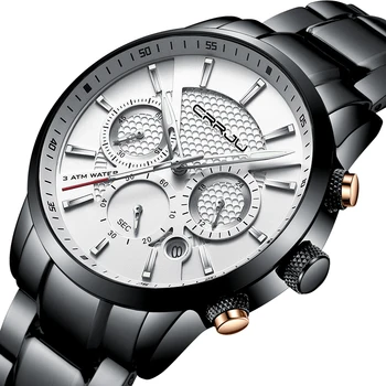 Top Luxury Brand CRRJU Unique design Fashion Casual Stainless Steel Sport Watches Man Quartz Chronograph Men Waterproof Clock
Top Luxury Brand CRRJU Unique design Fashion Casual Stainless Steel Sport Watches Man Quartz Chronograph Men Waterproof Clock