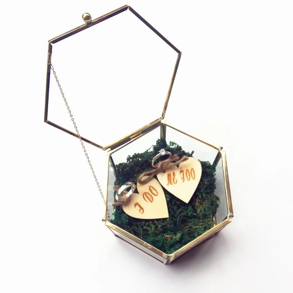 I DO ME TOO Wedding Ring Box, Hexagon Ring Bearer Box Geometric Jewelry Box, Cooper Ring Pillow Bridal Shower Gift
I DO ME TOO Wedding Ring Box, Hexagon Ring Bearer Box Geometric Jewelry Box, Cooper Ring Pillow Bridal Shower Gift