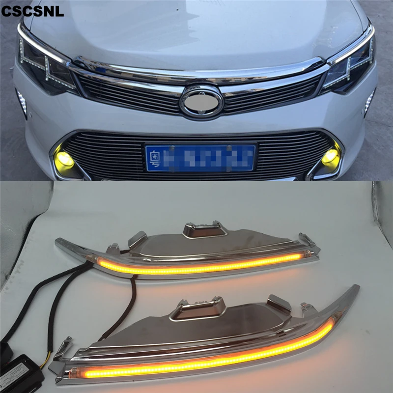 CSCSNL 2PCS Car Headlight Decoration For Toyota Camry 2015 2016 2017 2018 Yellow Turn Signal 12V DRL LED Daytime Running Light
CSCSNL 2PCS Car Headlight Decoration For Toyota Camry 2015 2016 2017 2018 Yellow Turn Signal 12V DRL LED Daytime Running Light