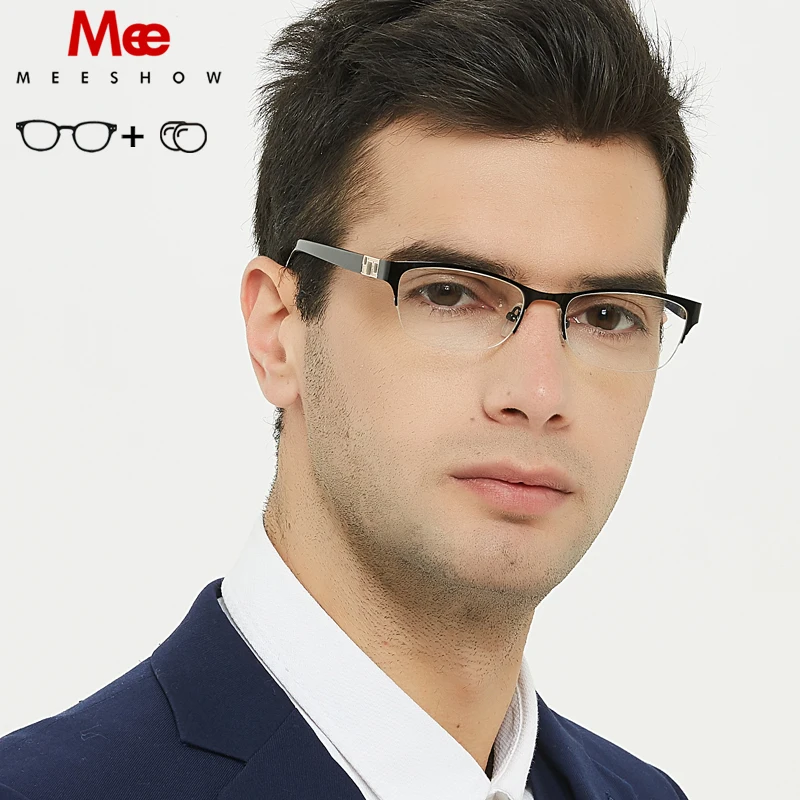 Titanium alloy glasses frame women men glasses Half rim optical frame Square prescription glasses myopic eyeglasses 5069
Titanium alloy glasses frame women men glasses Half rim optical frame Square prescription glasses myopic eyeglasses 5069