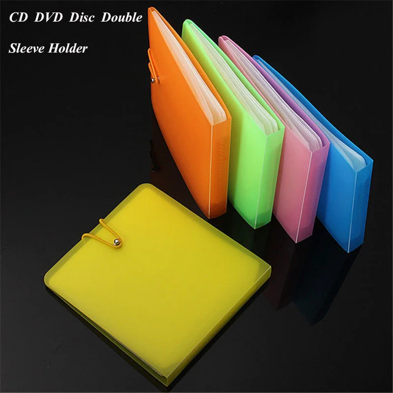 12 Plastic CD DVD Disc Double Sleeve Holder Dustproof Carry Case Organizer Sleeve Wallet Cover Bag Box Random Color
12 Plastic CD DVD Disc Double Sleeve Holder Dustproof Carry Case Organizer Sleeve Wallet Cover Bag Box Random Color