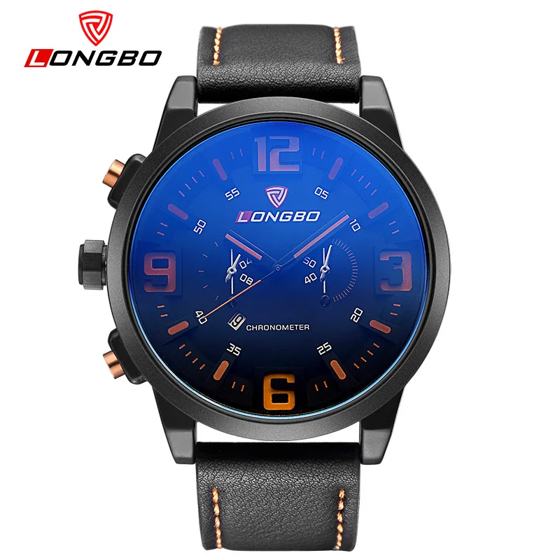LONGBO Top Marque De Mode Noir Hommes Montre Militaire Occasionnel de Sport Montre-Bracelet Nouveau Design Quartz Montre Relogio
LONGBO Top Marque De Mode Noir Hommes Montre Militaire Occasionnel de Sport Montre-Bracelet Nouveau Design Quartz Montre Relogio