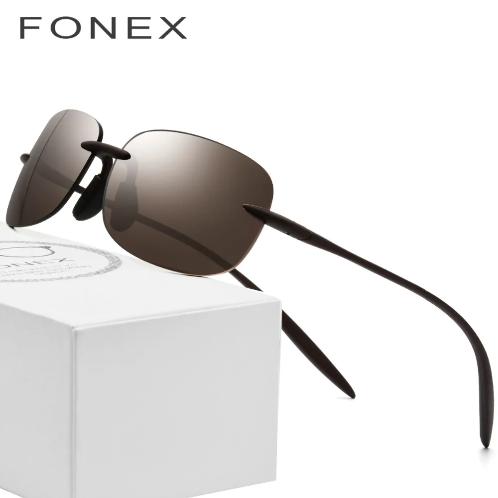 Ultem TR90 Rimless Polarized Sunglasses Men High Quality Square Brand Designer Sun Glasses for Women with Nylon Lenses 736
Ultem TR90 Rimless Polarized Sunglasses Men High Quality Square Brand Designer Sun Glasses for Women with Nylon Lenses 736
