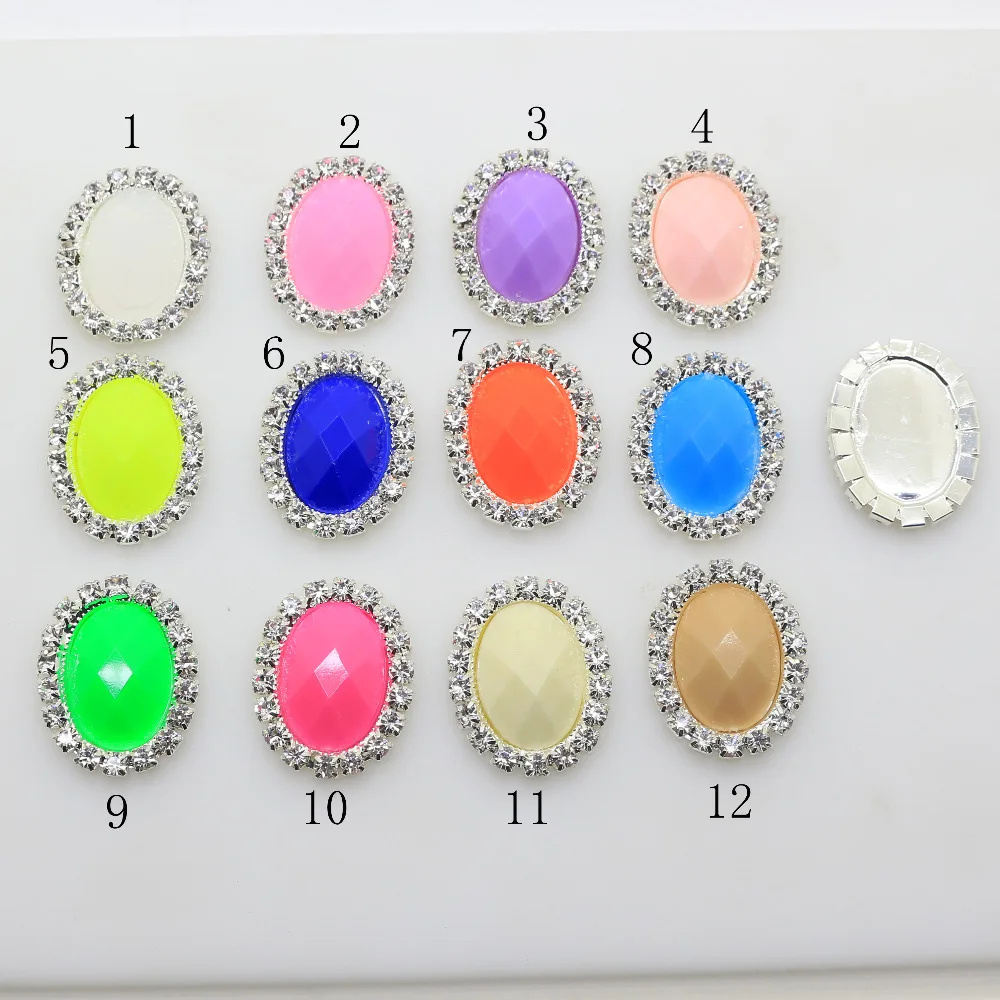 10PCS/set Oval Flatback rhinestones Buttons,DIY Shiny Acrylic color Craft Scrapbooking,wedding Sewing Buttons Accessory.
10PCS/set Oval Flatback rhinestones Buttons,DIY Shiny Acrylic color Craft Scrapbooking,wedding Sewing Buttons Accessory.