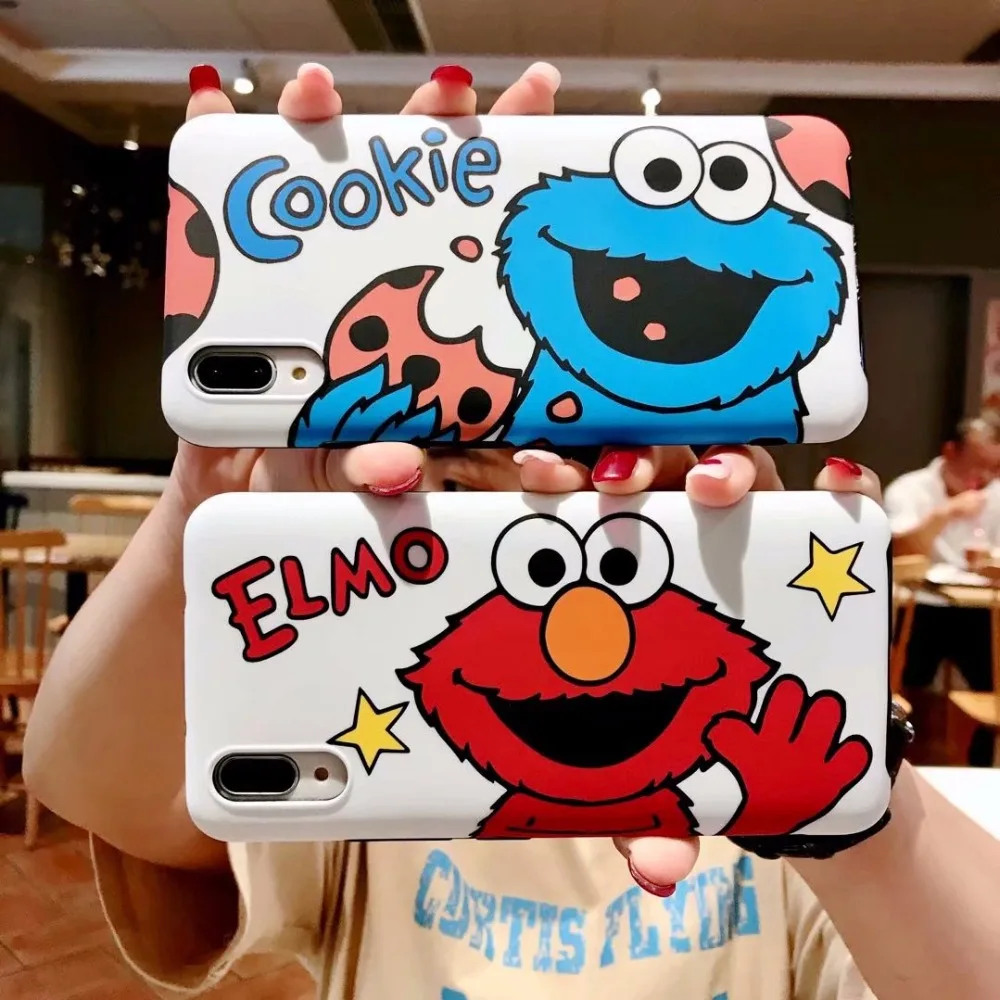 Elmo Cookie Monsters Cases For iPhone 6 6S 7 8 Plus Soft Silicone Cover For iPhone X XR XS Max Couple Case For iPhone 11 Pro Max
Elmo Cookie Monsters Cases For iPhone 6 6S 7 8 Plus Soft Silicone Cover For iPhone X XR XS Max Couple Case For iPhone 11 Pro Max