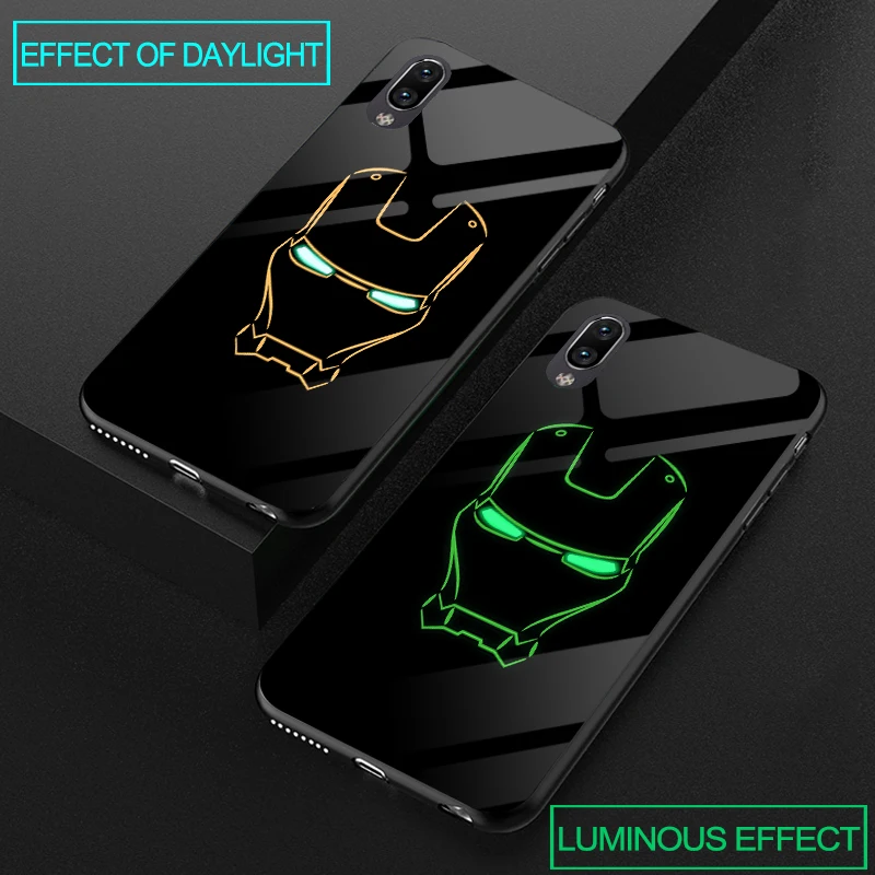 Luxury Luminous Tempered Glass Cases For BBK VIVO X21 / X21 UD x21i Soft Silicone Back Cover For VIVO NEX / NEX S Superman Case
Luxury Luminous Tempered Glass Cases For BBK VIVO X21 / X21 UD x21i Soft Silicone Back Cover For VIVO NEX / NEX S Superman Case