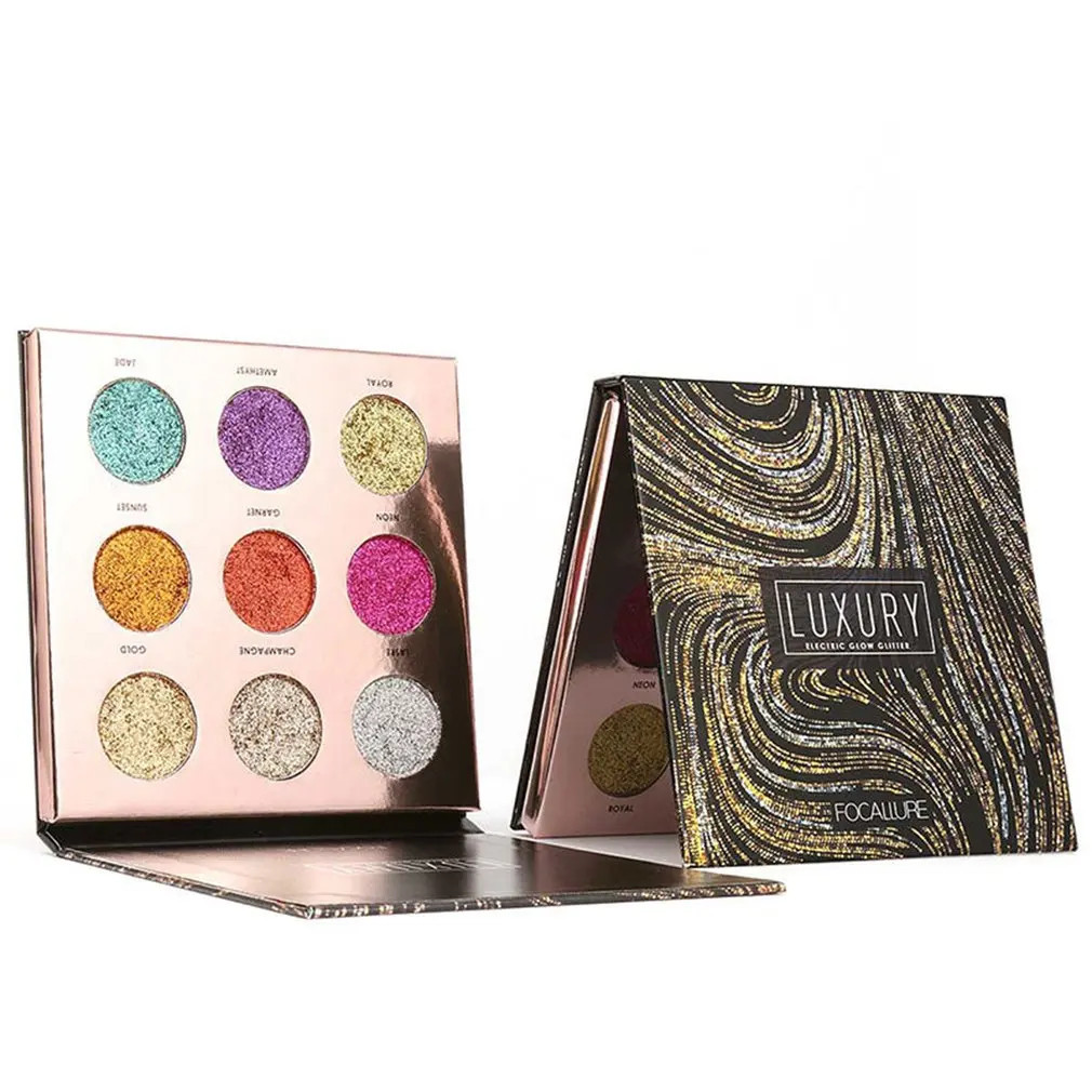 Focallure 9 Color Glitter Sequins Eye Shadow Palette Eyeshadow Pallete Beauty Women Cosmetics Makeup Tool
Focallure 9 Color Glitter Sequins Eye Shadow Palette Eyeshadow Pallete Beauty Women Cosmetics Makeup Tool