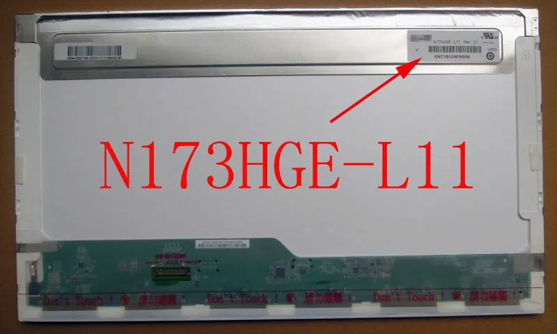 N173HGE-L11 N173HGE L11 17.3 Screen 40pin 1920 LVDS LCD Laptop Screen 1920*1080 FHD MATTE
N173HGE-L11 N173HGE L11 17.3 Screen 40pin 1920 LVDS LCD Laptop Screen 1920*1080 FHD MATTE