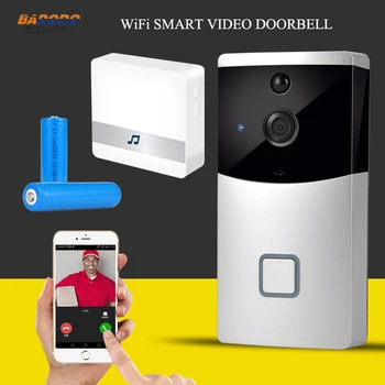 WiFi Doorbell Wireless video intercom door bell two-way talk intercom Audio Night Vision Video Intercom Doorbell home security
WiFi Doorbell Wireless video intercom door bell two-way talk intercom Audio Night Vision Video Intercom Doorbell home security