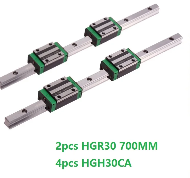 2 шт. линейная направляющая HGR30 -L 700 мм и 4 шт. HGH30CA линейные узкие скользящие блоки каретки детали для фрезерного станка с ЧПУ
2 шт. линейная направляющая HGR30 -L 700 мм и 4 шт. HGH30CA линейные узкие скользящие блоки каретки детали для фрезерного станка с ЧПУ