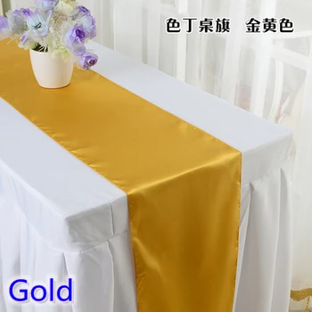 Gold colour satin table runner wedding decoration for modern wedding party hotel banquet decoration table runner wholesale
Gold colour satin table runner wedding decoration for modern wedding party hotel banquet decoration table runner wholesale