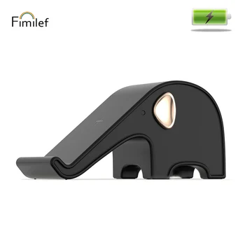 Fimilef New Cute Elephant Wireless Charger Animal 2 in 1 Charging Dock Station Bracket Stand Charger Holder for iPhoneX Samsung
Fimilef New Cute Elephant Wireless Charger Animal 2 in 1 Charging Dock Station Bracket Stand Charger Holder for iPhoneX Samsung