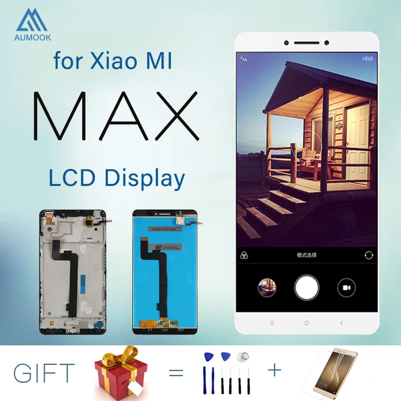 6.44 inch Original LCD Screen for Xiaomi Mi MAX Display Touch Screen Digitizer Assembly for MI MAX LCD Replacement With Frame 
6.44 inch Original LCD Screen for Xiaomi Mi MAX Display Touch Screen Digitizer Assembly for MI MAX LCD Replacement With Frame