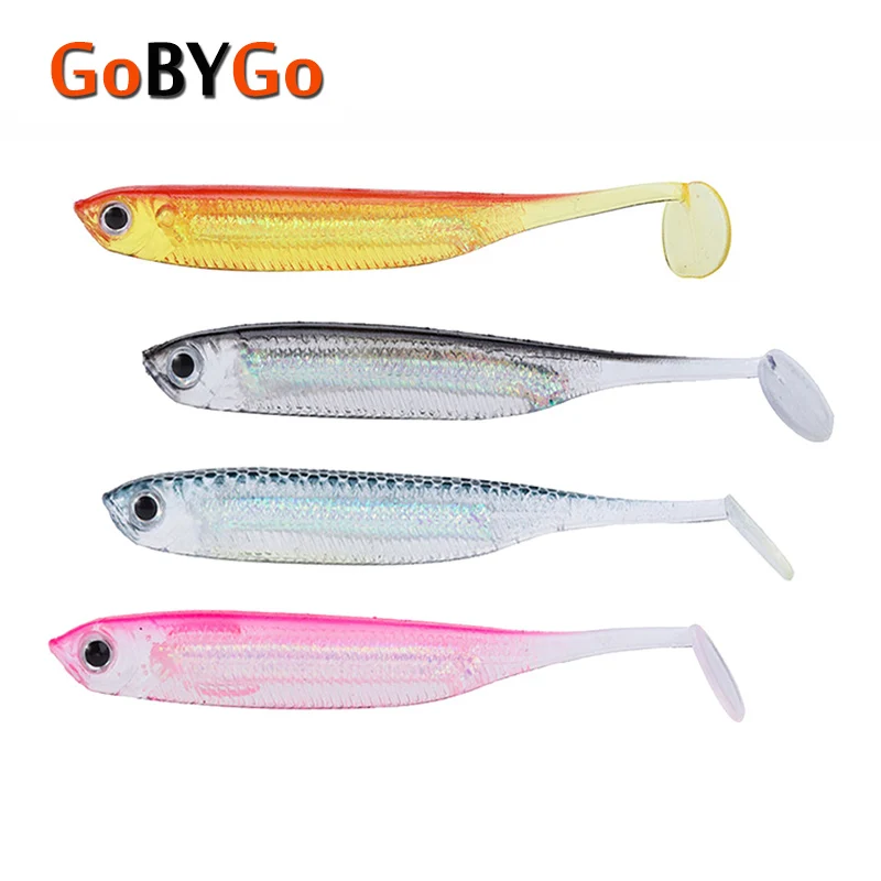GoByGo 6Pcs/Lot 2.2g 7cm Silicone Soft Lure for Fishing Shad Fishing Swimbaits Jig Head Soft Lure Fly Fishing Bait Paddle Tail
GoByGo 6Pcs/Lot 2.2g 7cm Silicone Soft Lure for Fishing Shad Fishing Swimbaits Jig Head Soft Lure Fly Fishing Bait Paddle Tail