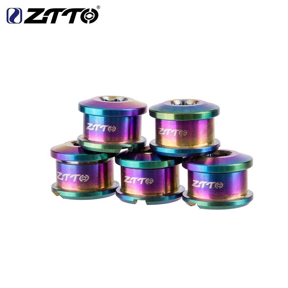ZTTO Titanium Chainring Bolt Bicycle Chainwheel Screws Road bike MTB Bicycle Disc Screws 5PCS for Crankset Bicycle Parts sram
ZTTO Titanium Chainring Bolt Bicycle Chainwheel Screws Road bike MTB Bicycle Disc Screws 5PCS for Crankset Bicycle Parts sram