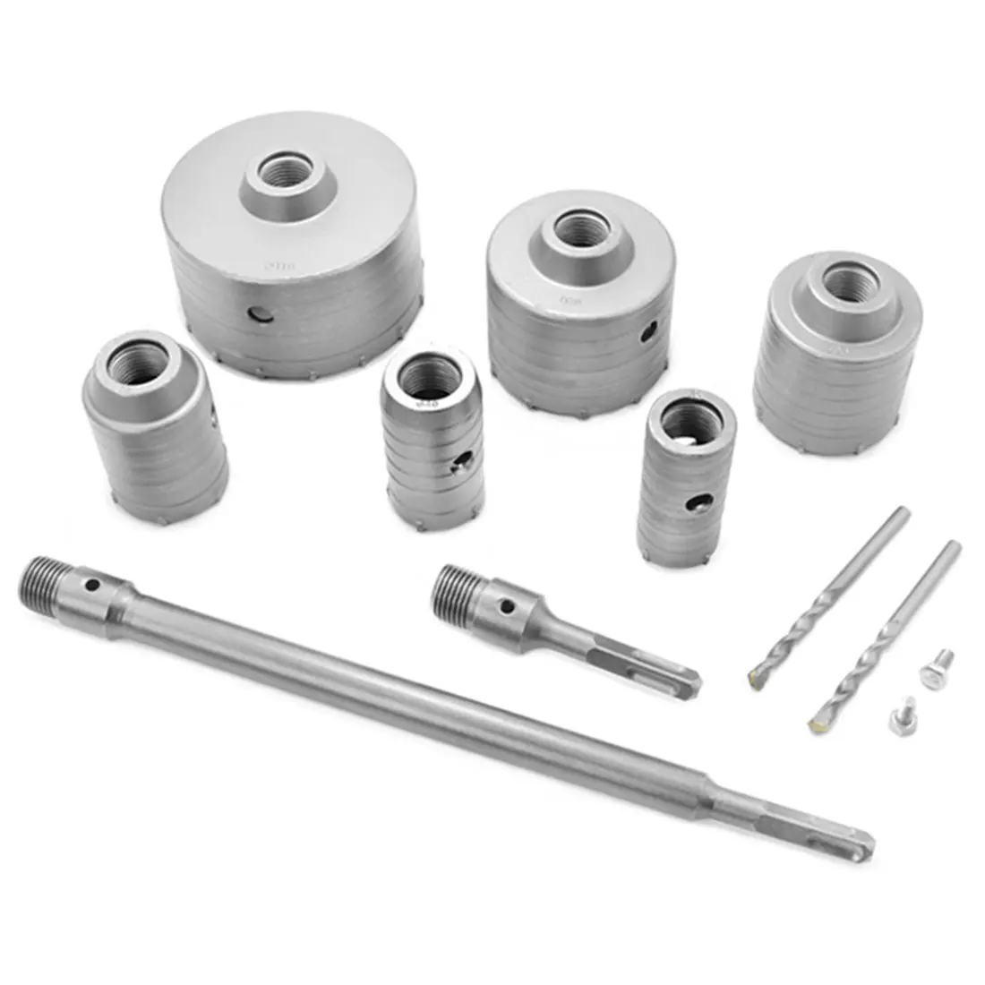 30/40/50mm Shank Concrete Cement Stone Wall Hole Saw Drill Bit with 350mm Rod Power Drill Tools
30/40/50mm Shank Concrete Cement Stone Wall Hole Saw Drill Bit with 350mm Rod Power Drill Tools