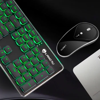2.4GHz Wireless Gaming Keyboard Mouse Combo Rechargeable Mute Ergonomics Mice Keyboard Set For Home Office Laptop PC Computer
2.4GHz Wireless Gaming Keyboard Mouse Combo Rechargeable Mute Ergonomics Mice Keyboard Set For Home Office Laptop PC Computer