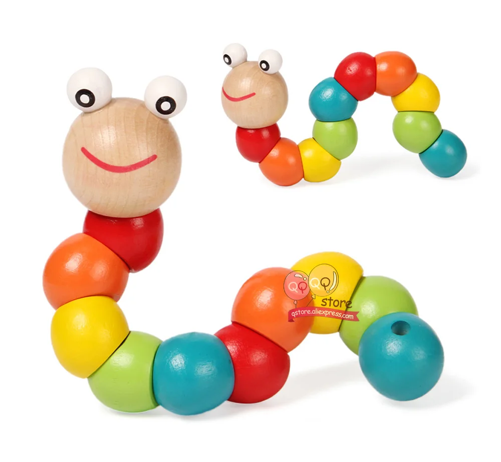 Colorful Wooden Worm Puzzles Kids Educational Baby Toys Insect Fingers Flexible Training Twisting Game for Children Gift
Colorful Wooden Worm Puzzles Kids Educational Baby Toys Insect Fingers Flexible Training Twisting Game for Children Gift